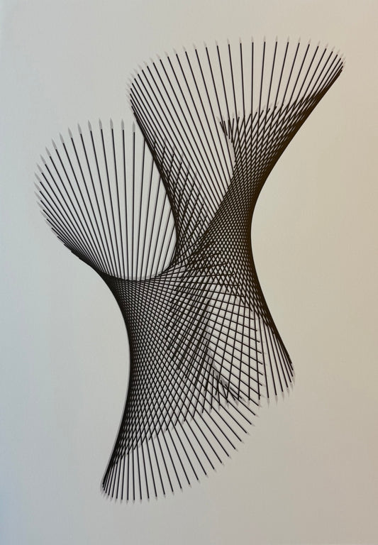 Sculpt 2 A3 (Black and Grey on White)