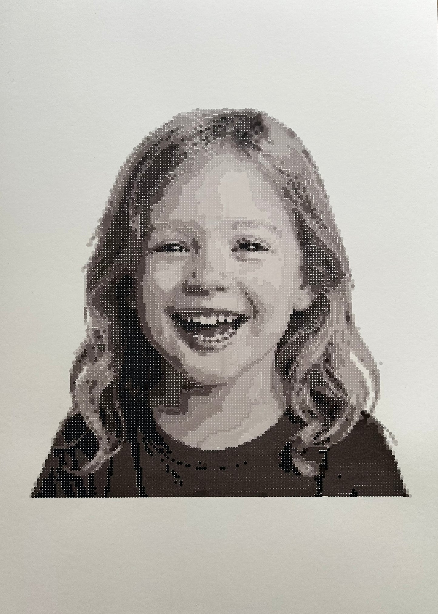Portrait A2 (Greyscale on White)