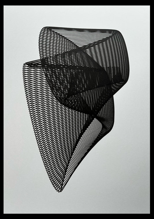 Sculpt A3 (Black on White)